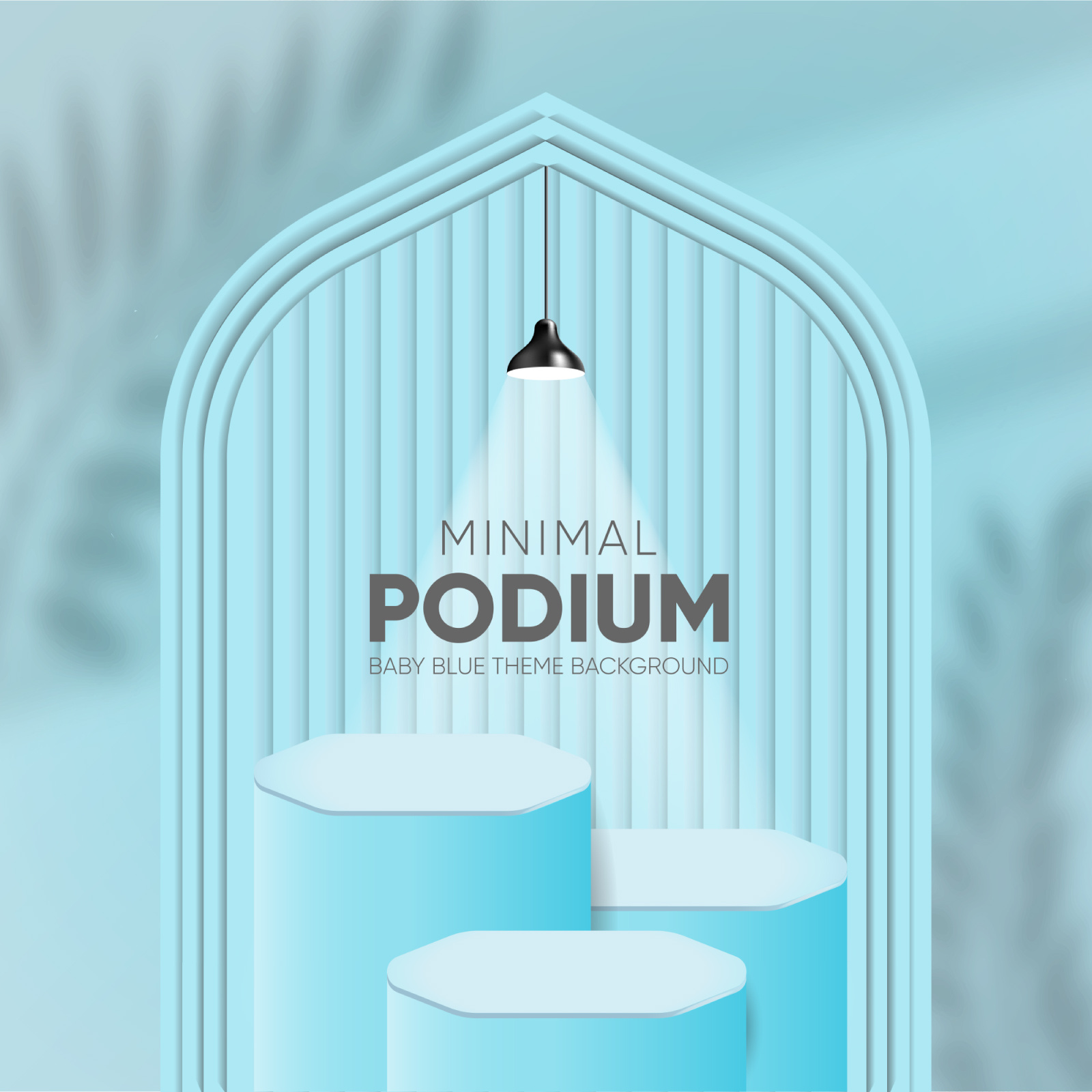 Minimal podium background with arch 3d arch business design graphic design illustration marketing podium template