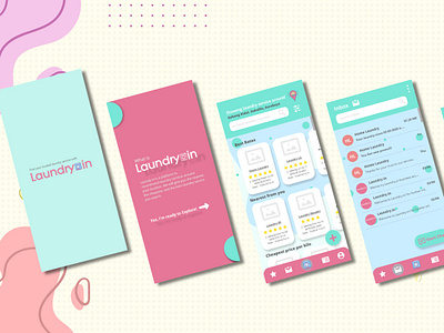 Laundry.in is Here! androi android app graphic design ui