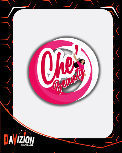 Che's Beauty logo branding graphic design logo