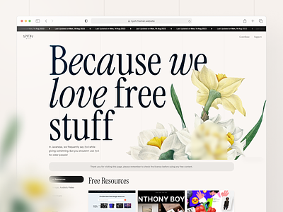 Nyoh - Collected Useful Website collection figma to framer floral flower framer framer website frasurbane free mockup free resources free stuff free ui freebies goodies graphic design indonesian javanese ui user interface design web design website design