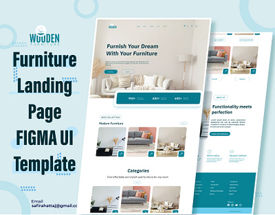 Furniture Ui Design With Figma branding graphic design illustration ui uiux ux