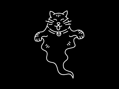 Cute Cat Ghost animlas cats character cute dark dog ghost graveyard halloween horror kitten kitty paw pet pumpkin scary skeleton sphynx spooky tpween2022