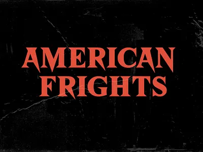 American Frights - Horror Serif Font app branding design graphic design illustration logo typography ui ux vector