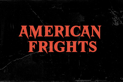 American Frights - Horror Serif Font app branding design graphic design illustration logo typography ui ux vector