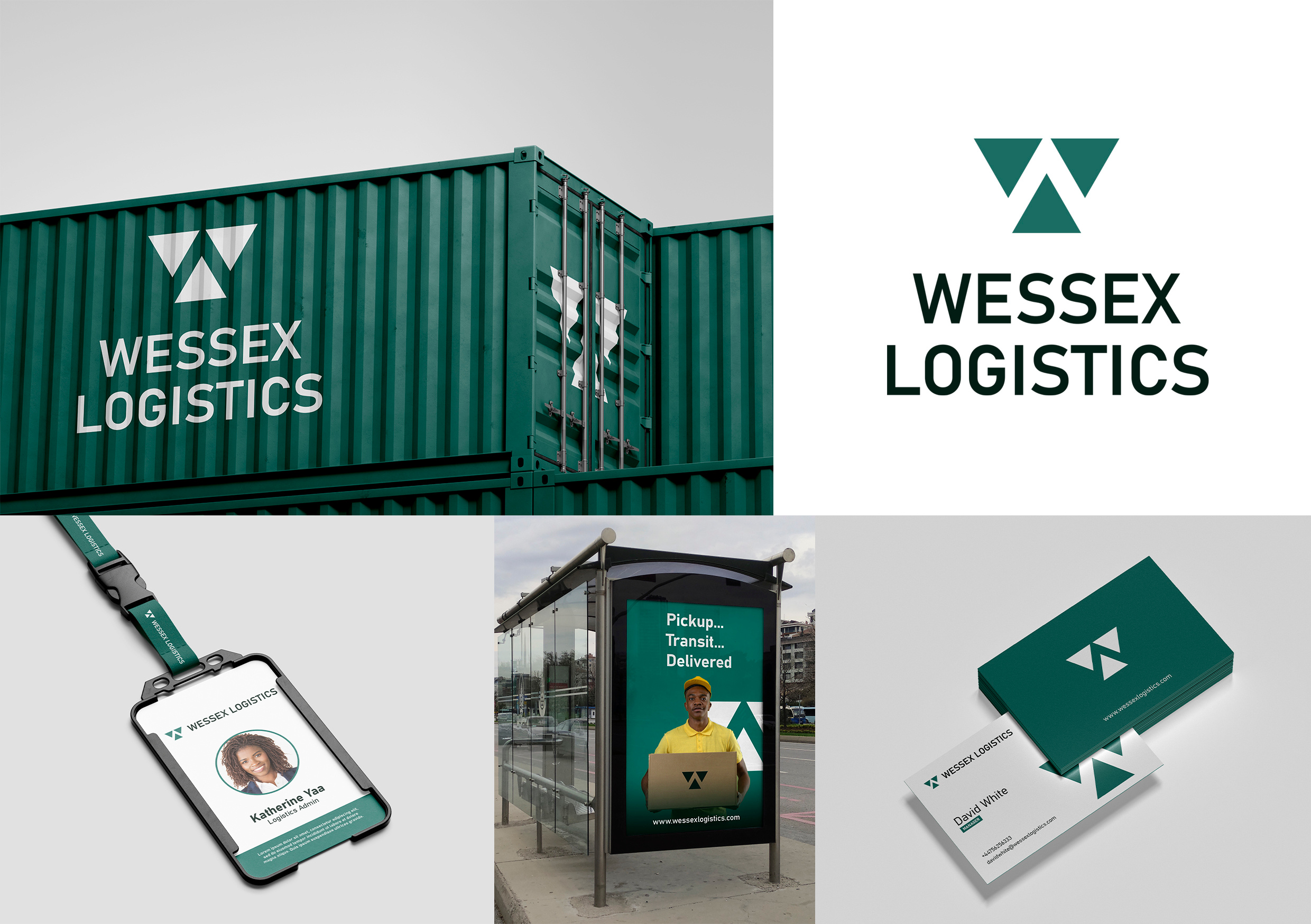 Wessex Logistics Branding branding logistics