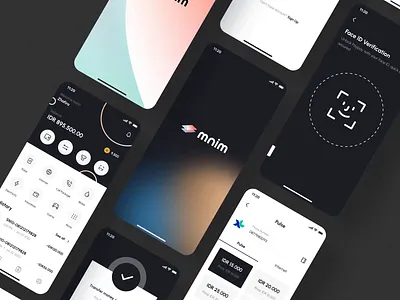 MNIM - Fintech Project 3d animation branding fintech graphic design motion graphics ui
