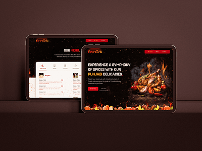 Karara Tarka: Savor the Heat - Your Ultimate Spicy Food Destinat branding culinaryinspo design dribbblefoodjourney figma flavorfului food foodui foodwebsite illustration kararatarkadribbble logo motivational savorywebdesign sizzlingdesigns spiceinfusedgraphics spicyeatsdesign tastebuddelights ui