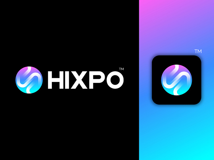 HIXPO - Logo design by Visvibe™ on Dribbble