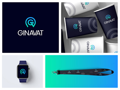 Ginavat Logo Presentation | Letter G | Letter V | Location Logo app logo best logo design brand identity corporate logo creative logo design ginavat logo graphic design inspiration letter g letter logo letter v location logo logo mockup minimal logo modern logo monogram logo most popular presentation