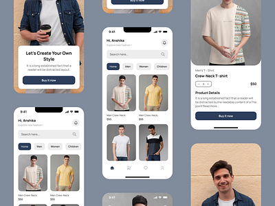 Fashion mobile App✨ 3d 999watt 999watt ui abstract branding design dribbble dsign fashion app graphic design illustration logo mobile app ui ux