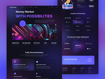 Crypto Landing Page : Website blockchain crypto cryptocurrency cryptolandingpage design landing landing page nft ui uiux web website