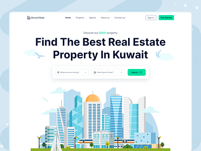Property management web header agency agent airbnb apartment booking website broker co living landing page property management real estate agency real estate website rent rent house rental residence ui ux