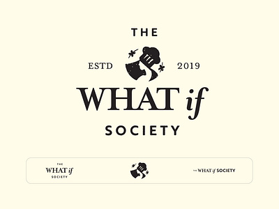 What If Society logo suite baker branding icon logo logo suite typography vector