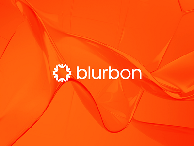 Blurbon Brand Identity adobe brand branding concept construction design graphic design icon logo logotype modern orange sign smarthome vibrant