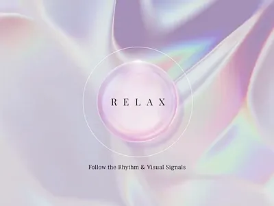 Relax App 3d animation app branding health ios lifestyle motion graphics ui