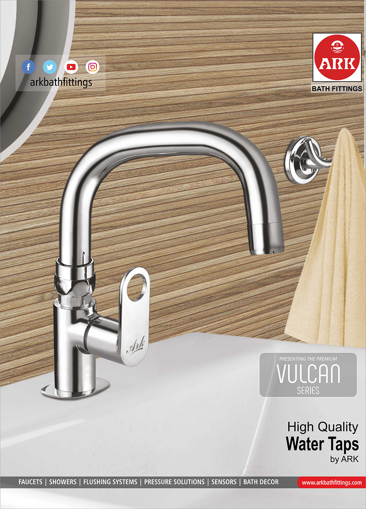 Elevate Your Bathroom with the Best Sanitaryware Brand in India by crystal faucets on Dribbble