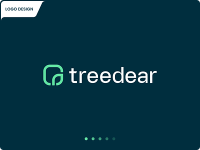 Treedear Logo Concept artificial intelligence brand identity branding cloud creative logo easy ecologic farmer farming finance green identity innovation leaf logo logo design mark plant symbol tree