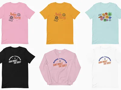 Hot Merch For Biden 2020 bold design branding design graphic design illustration illustrator logo merch merch design presidential campaign swag tshirt design typography vector