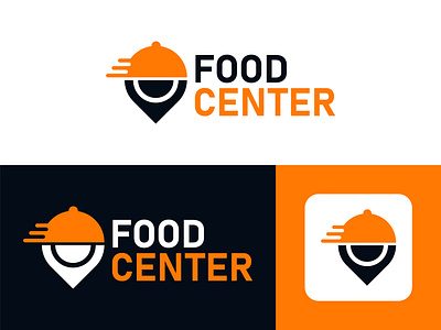 Food delivery logo branding design graphic design logo poster typography ui