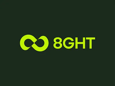 8GHT - Logo Concept 2 brand branding connection crypto cryptocurrency financial identity infinite logo logodesign payment platform symbol system tech waves