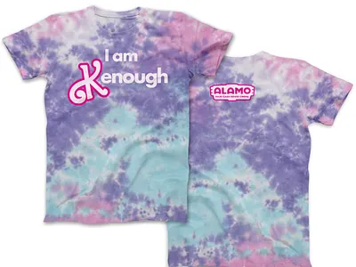 Barbie "Kenough" Merch for Alamo Drafthouse alamo drafthouse barbie barbie movie kenough tshirt design