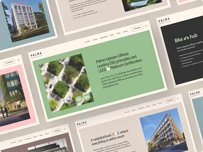 Palma Office - Website Redesign apartment architecture branding building corwin downtown homepage landingpage neighborhood offices platform property real estate residence residential rooftops ui uptown ux website