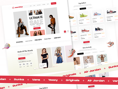 smartShop app awesome cleandesign design ecommerce figma look shopping ui ux