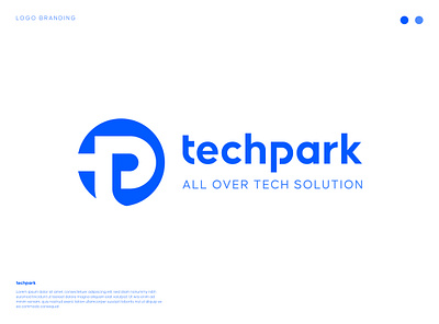 TechPark Logo- Tech Logo- T P letter Logo brand brand identitiy branding graphic design logo logo designer net network new logo p letter logo p t logo tech logo techpark