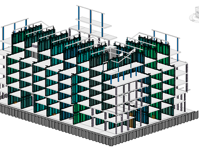 Formwork Construction on BIM 360 3d bim services concrete formwork modeling revit structural model