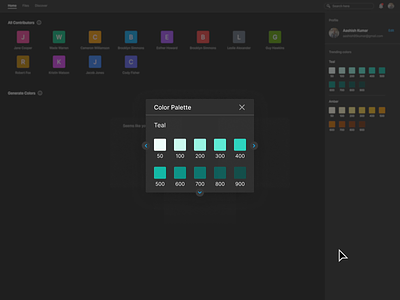Dynamic color palette after effects animation color color palette dark more design dynamic micro interaction motion graphics product design ui ux