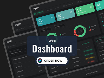 Aggne - Dashboard Design dark theme dark ui dashboard dashboard design design system figma figma design fintech prototype responsive design ui ui design user interface user interface design uxui web app web ui website