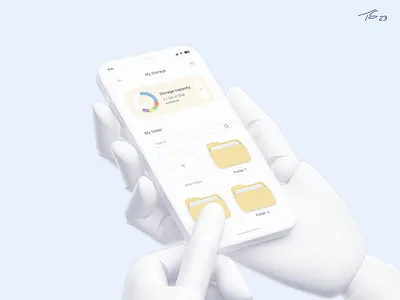 File Manager - manage files and folders in a light clean way app chart clean design documents file manager files fodlers images ios light manager minimal mobile pictures search ui ux white