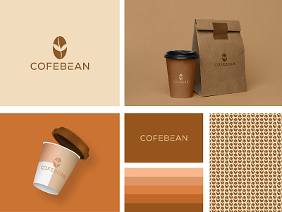 Coffee Bean Logo Design| Cafe Logo Design. bean bean logo branding business logo cafe logo cofee shop coffee coffee bean coffee house cup food logo gradeint green identity modern paper cup logo plastic cup restaurant logo tea unique logo