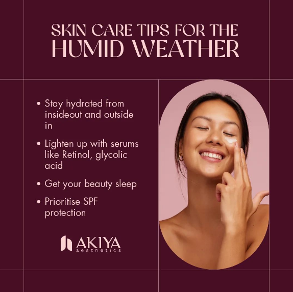 Skin Care Tips For Humid Weather by Akiya Aesthetics on Dribbble
