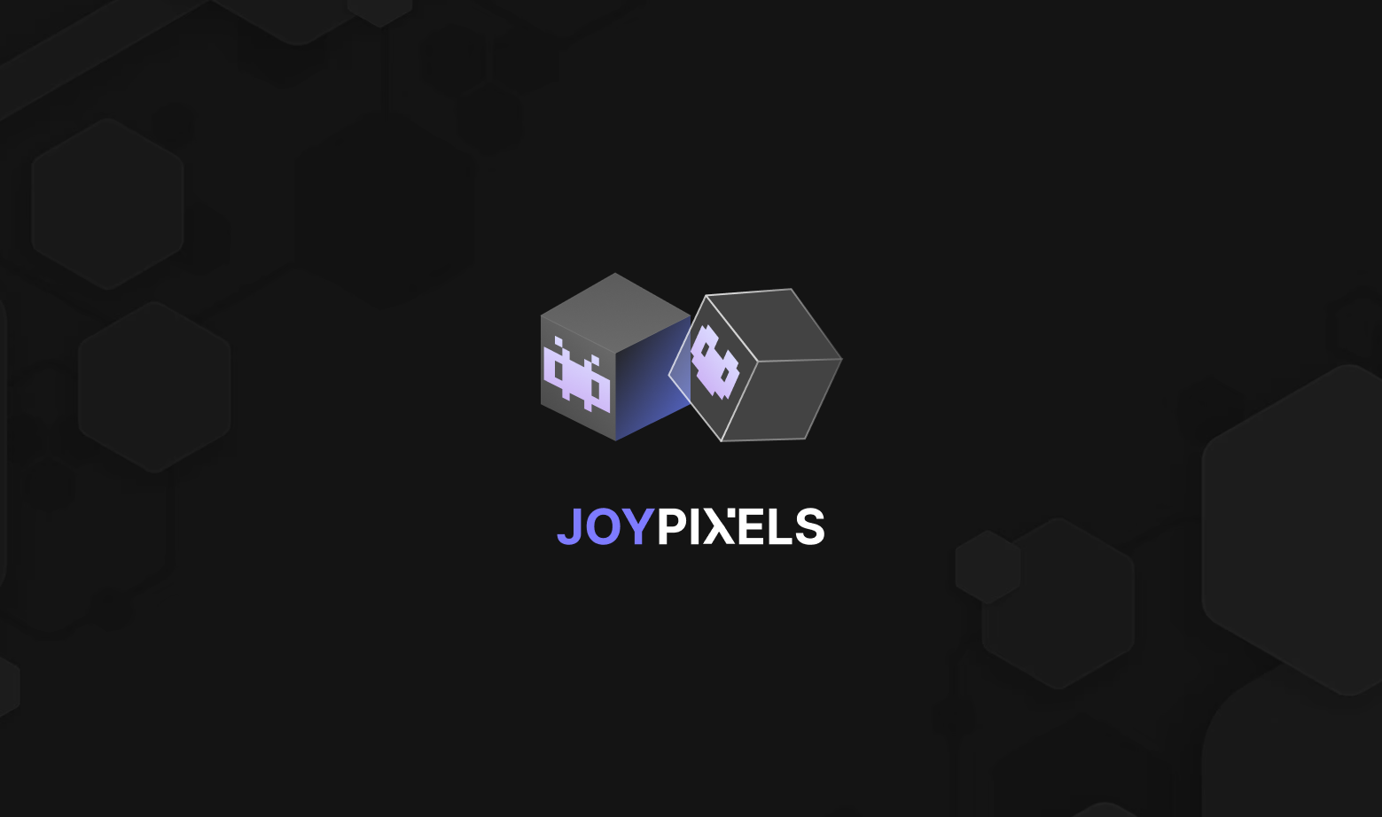 JoyPixel | Logo, brading 3d box branding design face funny graphic design hologram joy logo pixel