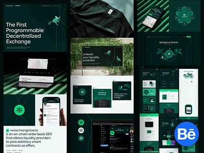 Mangrove: Case Study animals blockchain branding case study crypto decentralized defi dex green illustrations mangrove polygon ui website