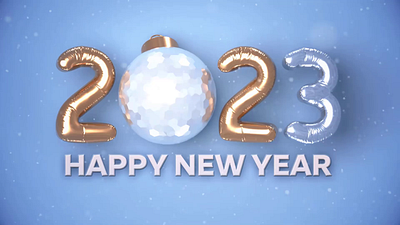 Happy New Year 2023 - BMS - Z Flip3 3d animation samsung
