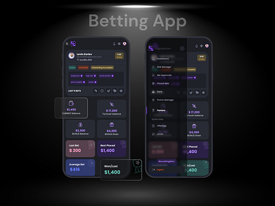 Betting App 🎰 app design app ui betting app ui