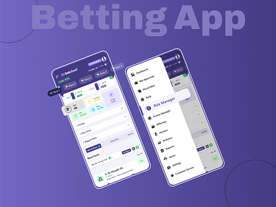 Betting App Dashboard 🎰 betting app ui dashboard ui design minimal app ui