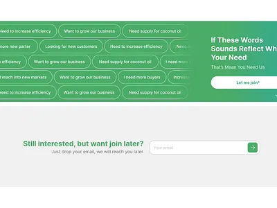 Animated CTA - Export Import Platform animation motion graphics ui