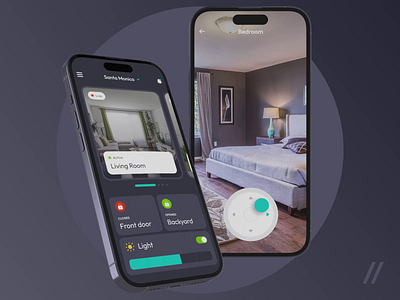 Security app | Home observation system animation camera design ios mobile app motion observation smart home ui ux