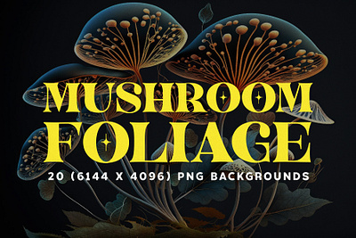 20 Elegant Mushroom Illustrations in Ultra 6K Resolution background elegant exotic fantasy foliage forest fungi fungus illustration magical mushroom vegetable wallpaper