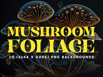 20 Elegant Mushroom Illustrations in Ultra 6K Resolution background elegant exotic fantasy foliage forest fungi fungus illustration magical mushroom vegetable wallpaper