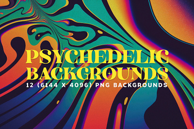 12 Psychedelic Backgrounds in Glorious 6K Resolution 1960s 1970s ambient background colorful gradient grainy hippie illustrations nostalgia psychedelic retro scifi surreal trippy vintage wallpaper