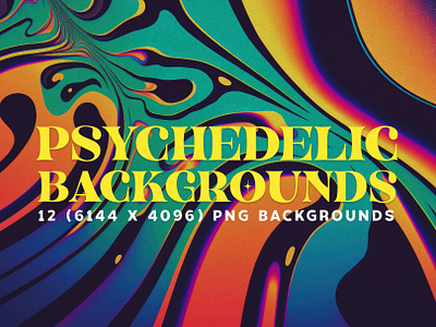 12 Psychedelic Backgrounds in Glorious 6K Resolution 1960s 1970s ambient background colorful gradient grainy hippie illustrations nostalgia psychedelic retro scifi surreal trippy vintage wallpaper
