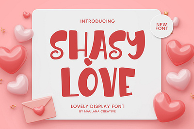 Shasy Love Lovely Display Font branding font fonts graphic design logo nostalgic