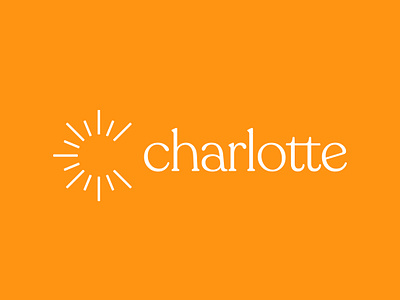 Charlotte - Letter C sun Logo abstract brand identity c letter letter c letter c logo letters logo logo design modern rays rays logo sun sun logo. sun rays sun rays logo
