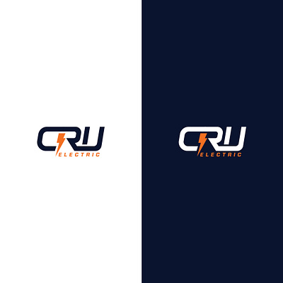 CRU ELECTRIC branding design graphic design logo typography