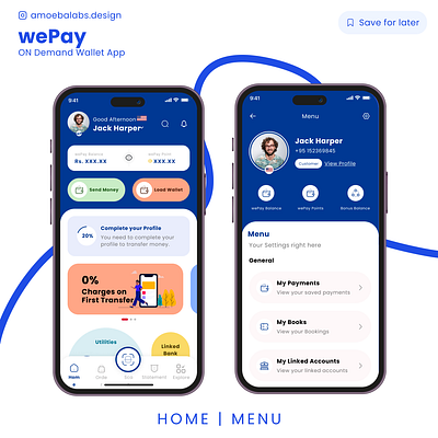 We Pay - An Wallet App Conceptualization by Amoeba Labs amoeba labs app ui app uiux app ux design agency in nepal fintech app design ui ux wallet app conceptualization wallet app design wallet app design in nepal wallet app ui wallet app uiux wallet app ux