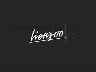 Lienzoo wear brandconcept branding design graphic design handm handmade lettering logo logodesign logotype rdecreativo vector